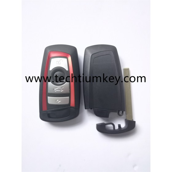 4 boutons clef intelligente coque pour BMW